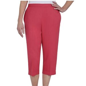 Alfred Dunner Pull-On Capri Pant 22W